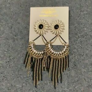 New Amrita Singh flower bold statement earrings